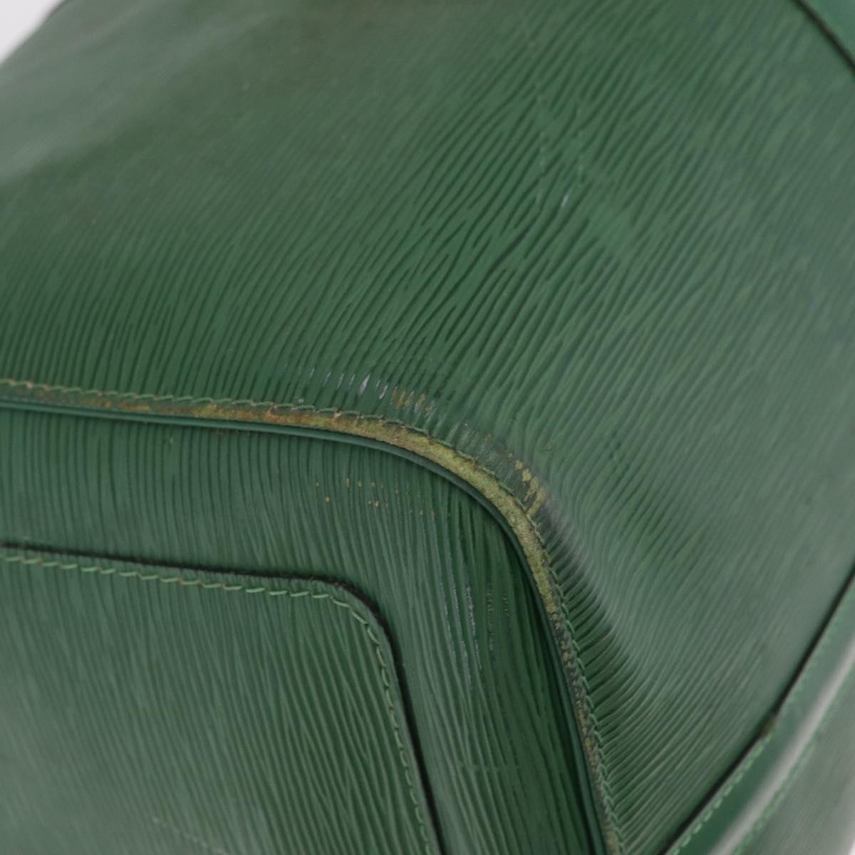 LOUIS VUITTON Epi Keepall 50 Boston Bag Green M42964 LV Auth 211828A
