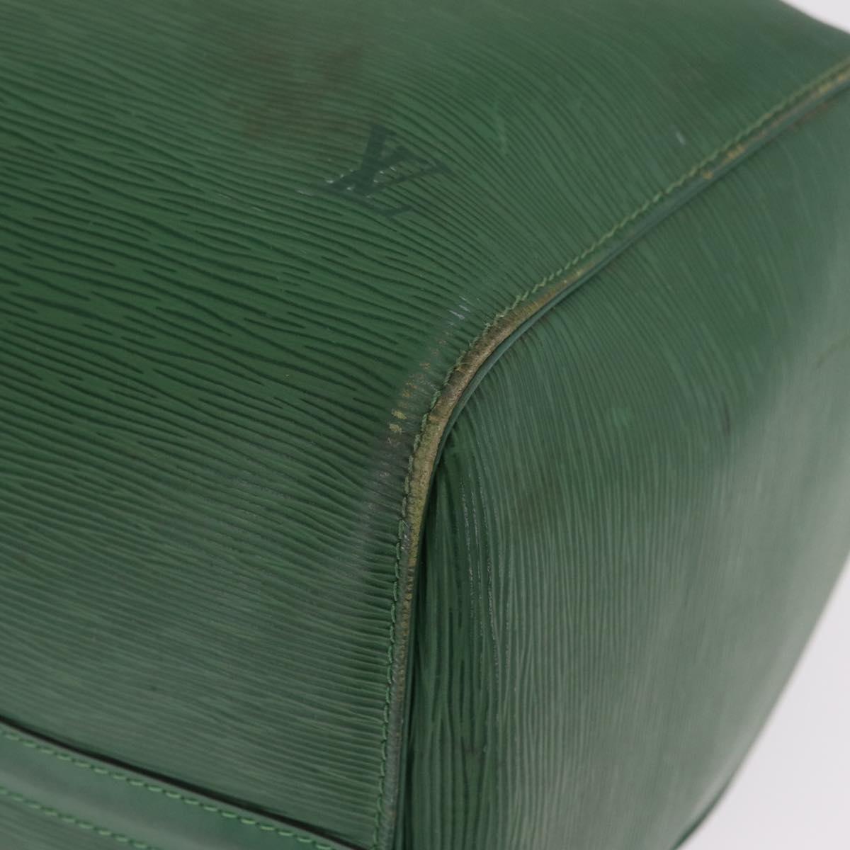 LOUIS VUITTON Epi Keepall 50 Boston Bag Green M42964 LV Auth 211828A