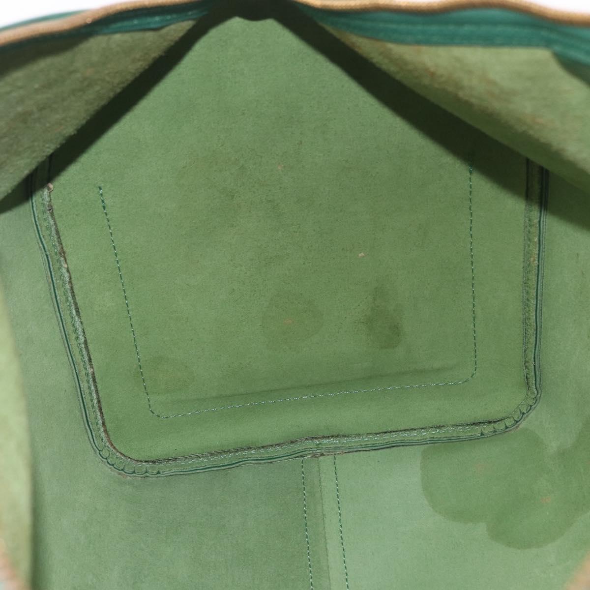 LOUIS VUITTON Epi Keepall 50 Boston Bag Green M42964 LV Auth 211828A