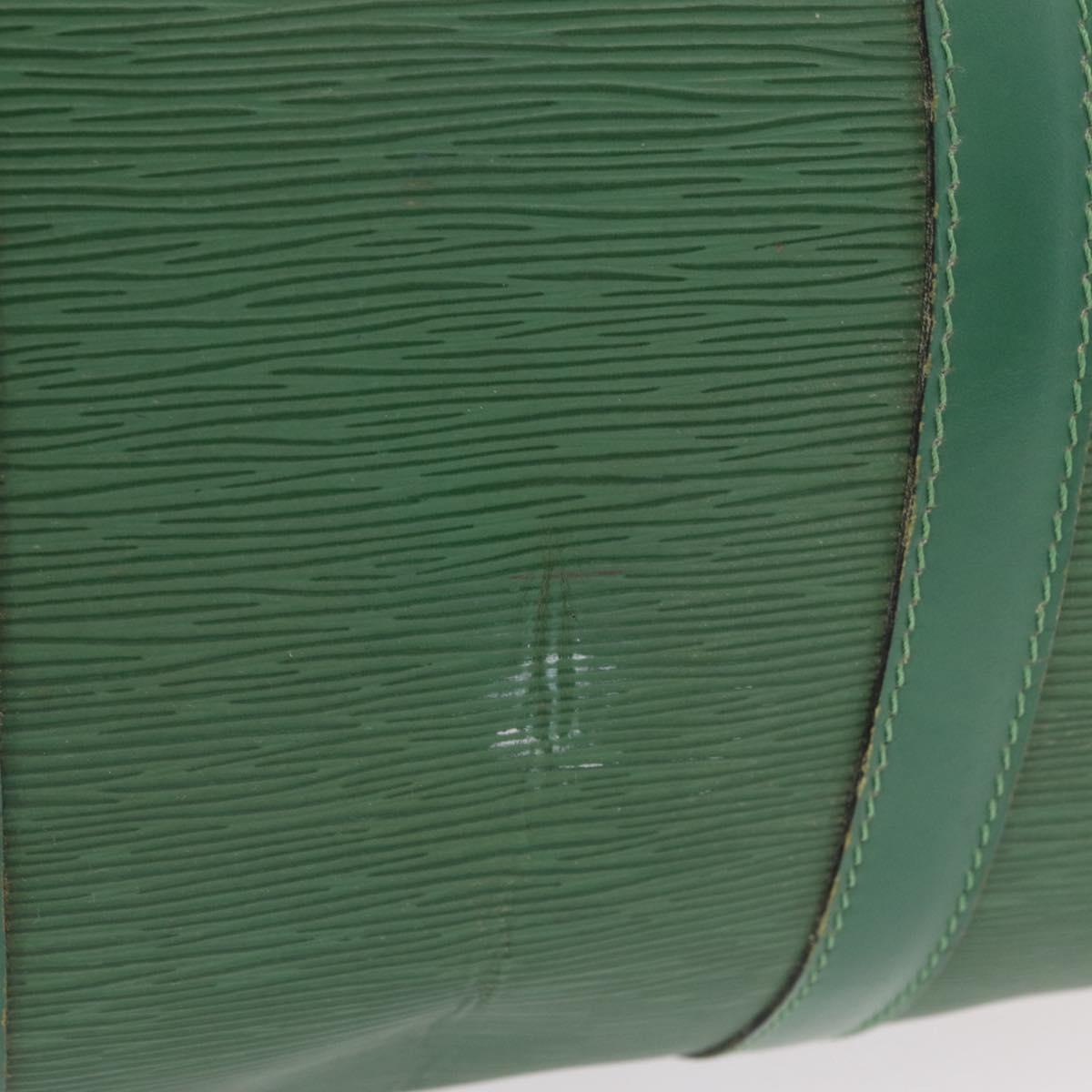 LOUIS VUITTON Epi Keepall 50 Boston Bag Green M42964 LV Auth 211828A