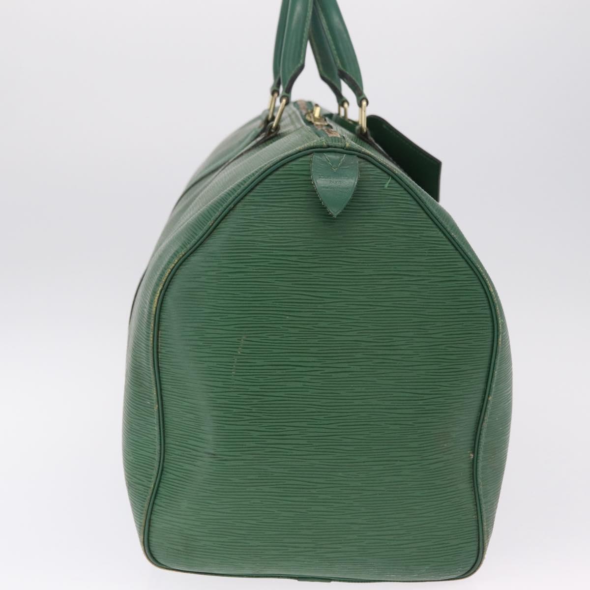LOUIS VUITTON Epi Keepall 50 Boston Bag Green M42964 LV Auth 211828A