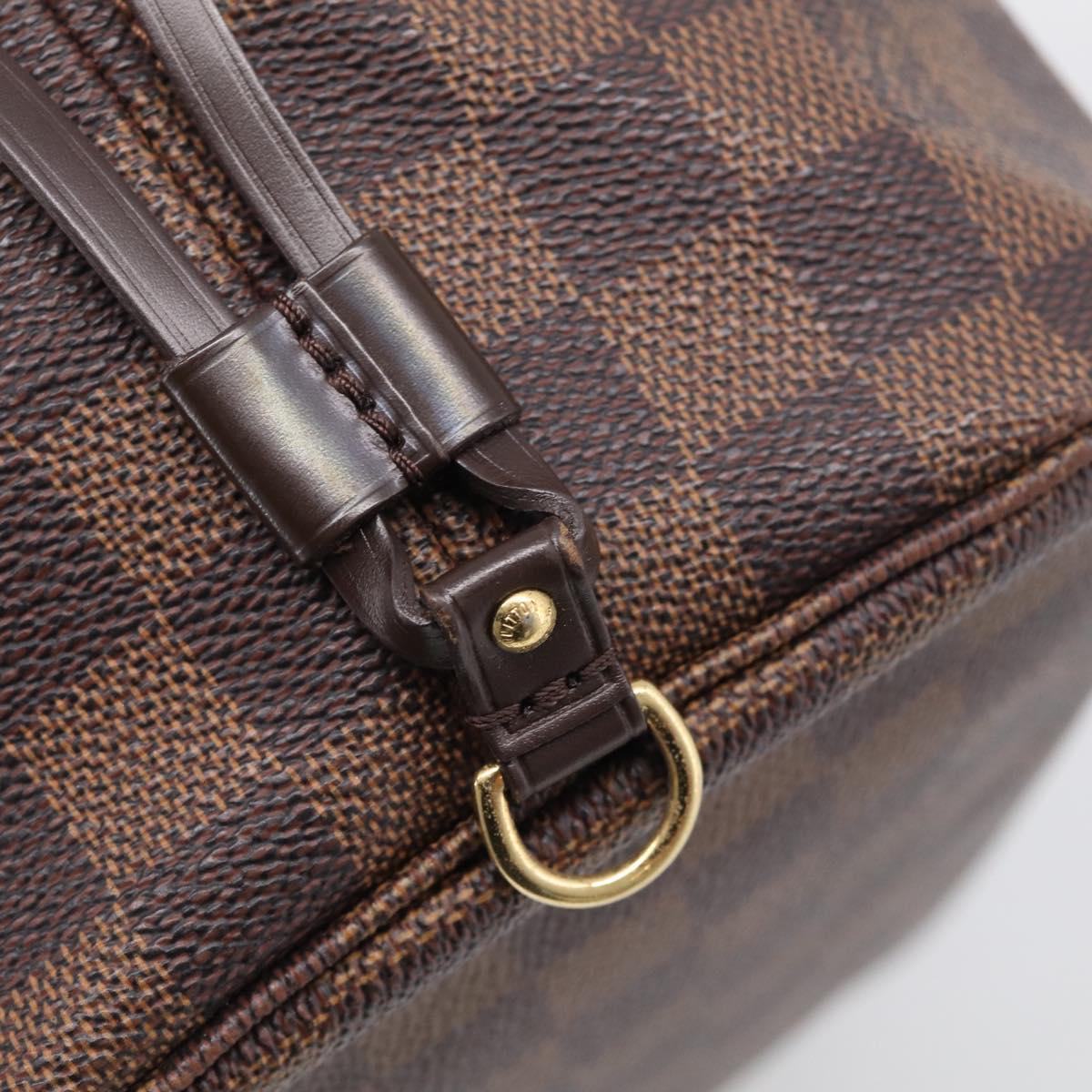 LOUIS VUITTON Damier Ebene Neverfull MM Tote Bag N51105 LV Auth 211839A