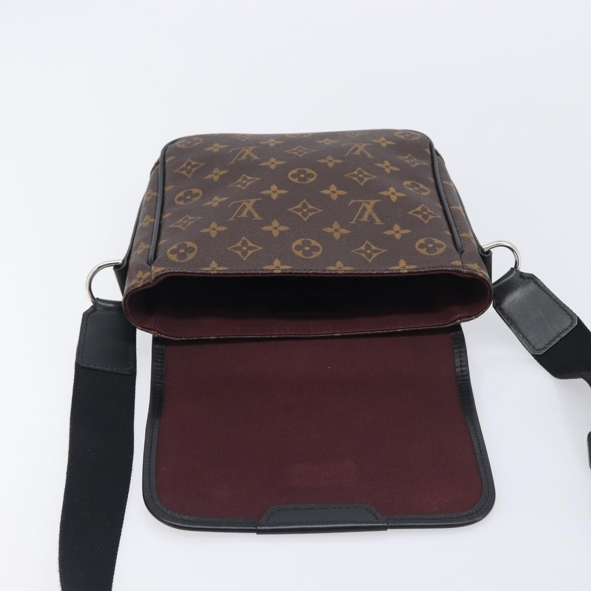 LOUIS VUITTON Monogram Macassar Bus PM Shoulder Bag M56717 LV Auth 211870SAV