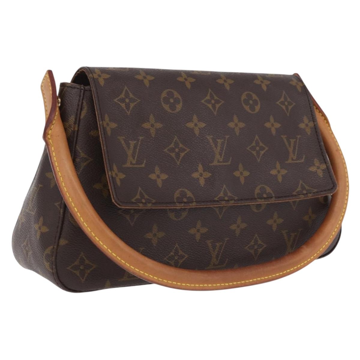 LOUIS VUITTON Monogram Mini Looping Shoulder Bag M51147 LV Auth 211874V