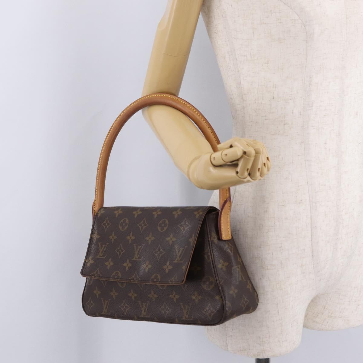 LOUIS VUITTON Monogram Mini Looping Shoulder Bag M51147 LV Auth 211874V