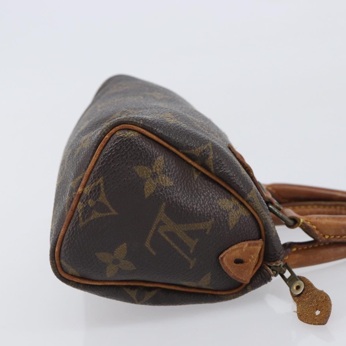 LOUIS VUITTON Monogram Mini Speedy Hand Bag M41534 LV Auth 211894