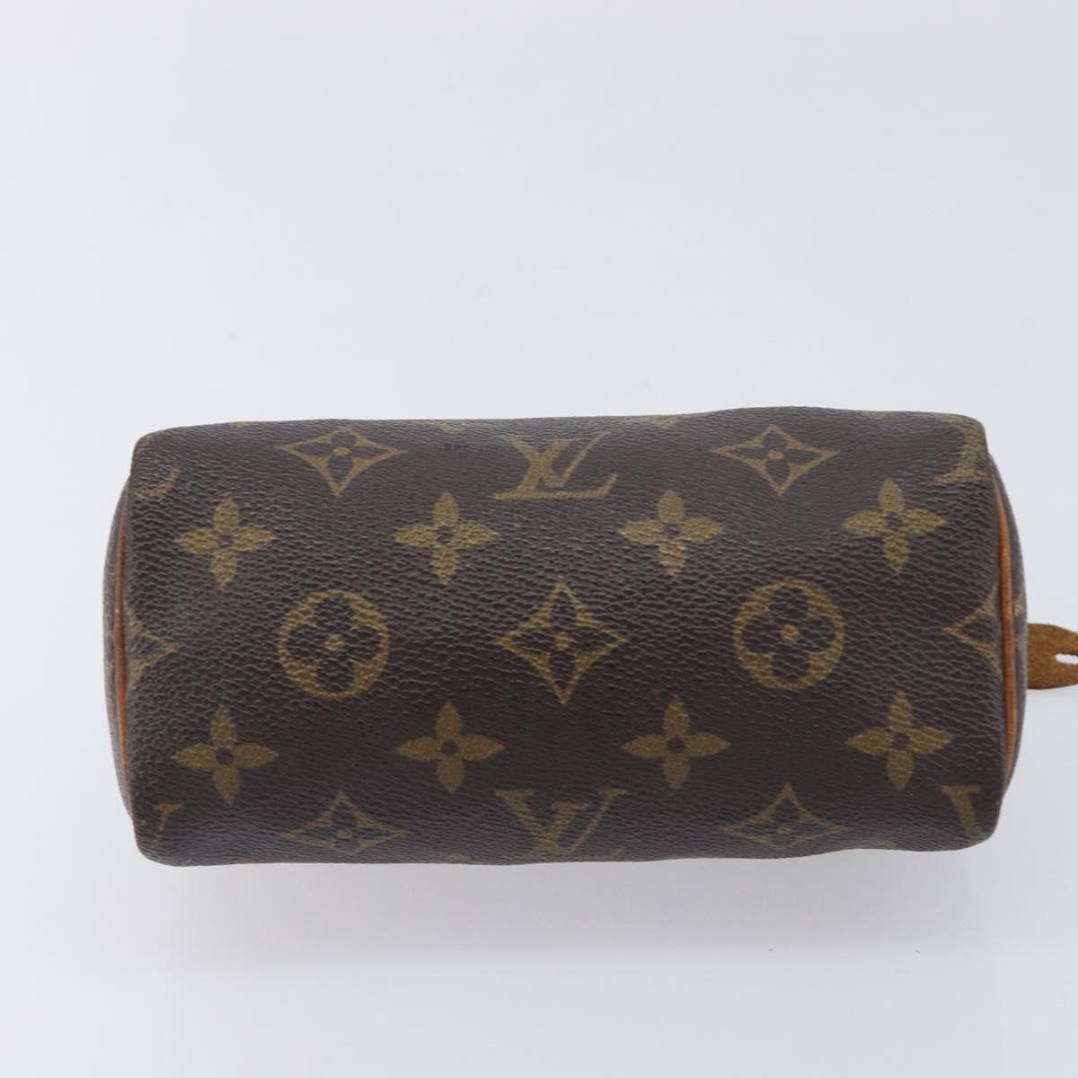 LOUIS VUITTON Monogram Mini Speedy Hand Bag M41534 LV Auth 211894