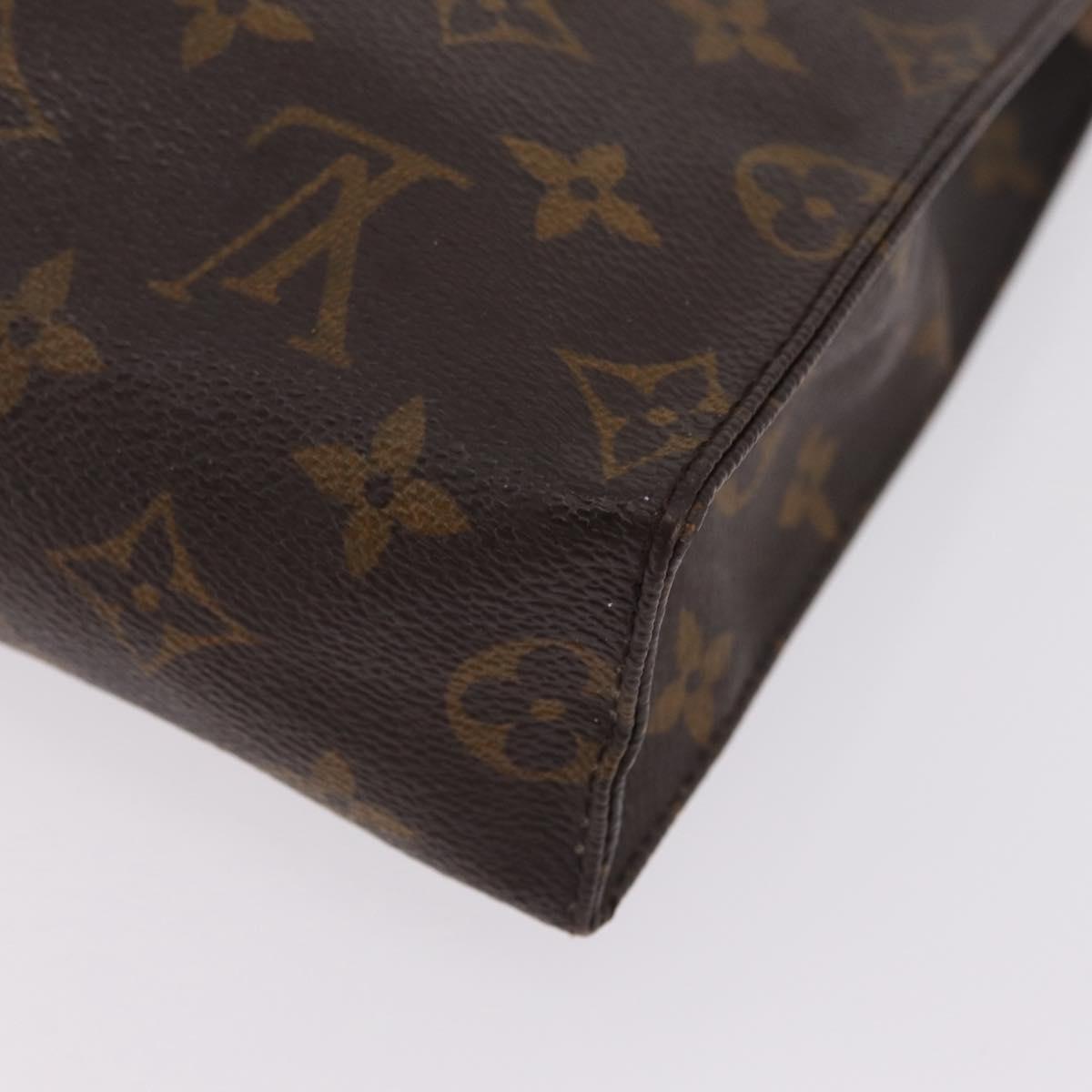 LOUIS VUITTON Monogram Poche Toilette 26 Pouch M47542 LV Auth 211922