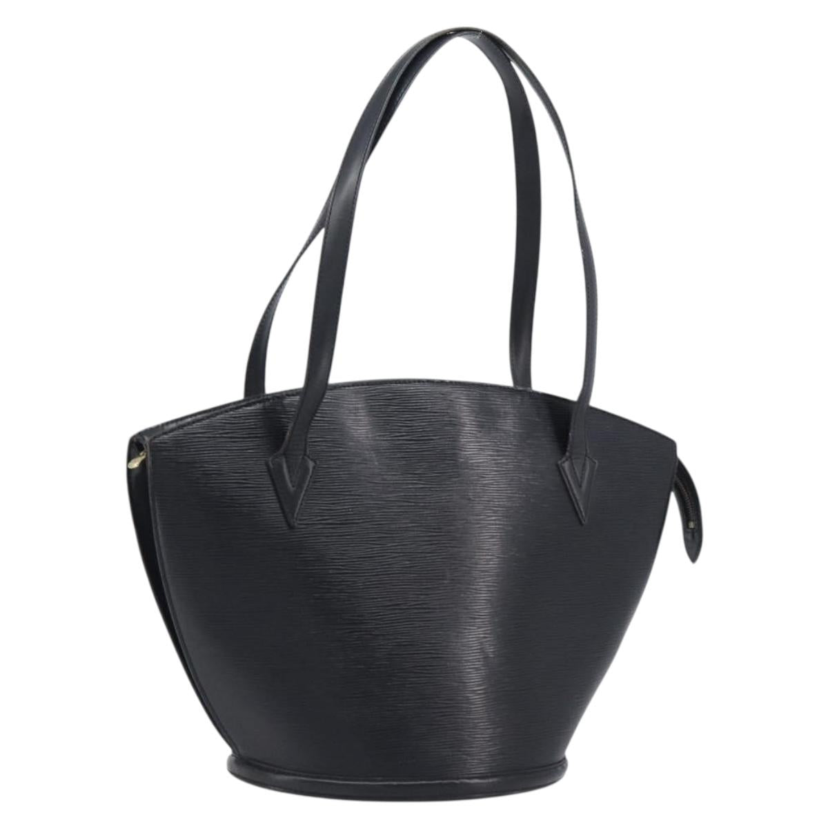 LOUIS VUITTON Epi Saint Jacques Shopping Bag Black M52272 LV Auth 211930