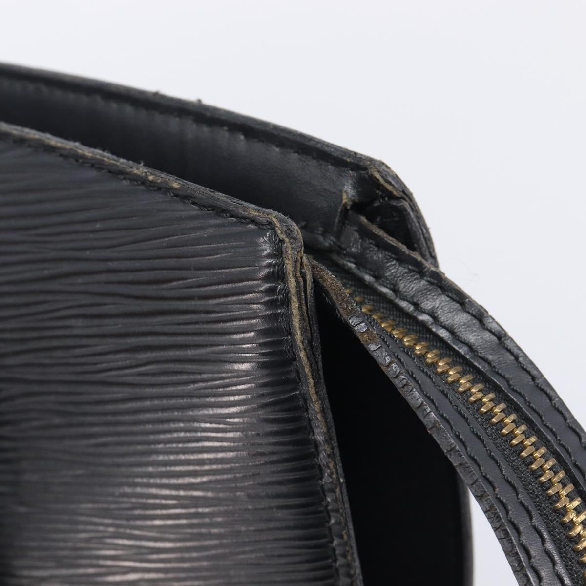 LOUIS VUITTON Epi Saint Jacques Shopping Bag Black M52272 LV Auth 211930