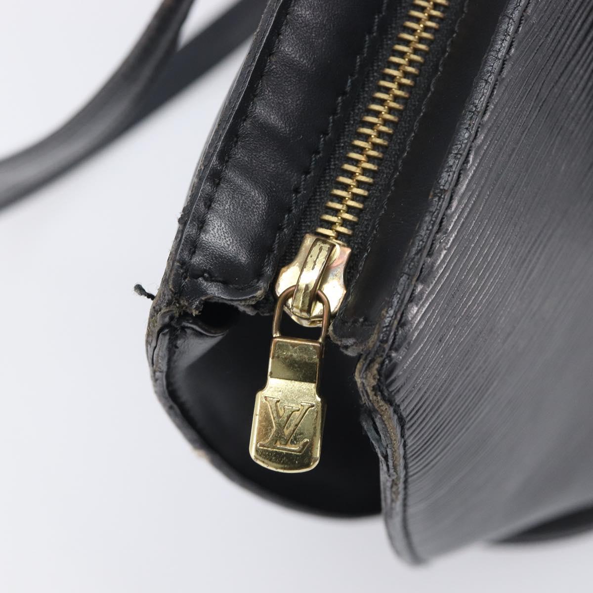 LOUIS VUITTON Epi Saint Jacques Shopping Bag Black M52272 LV Auth 211930
