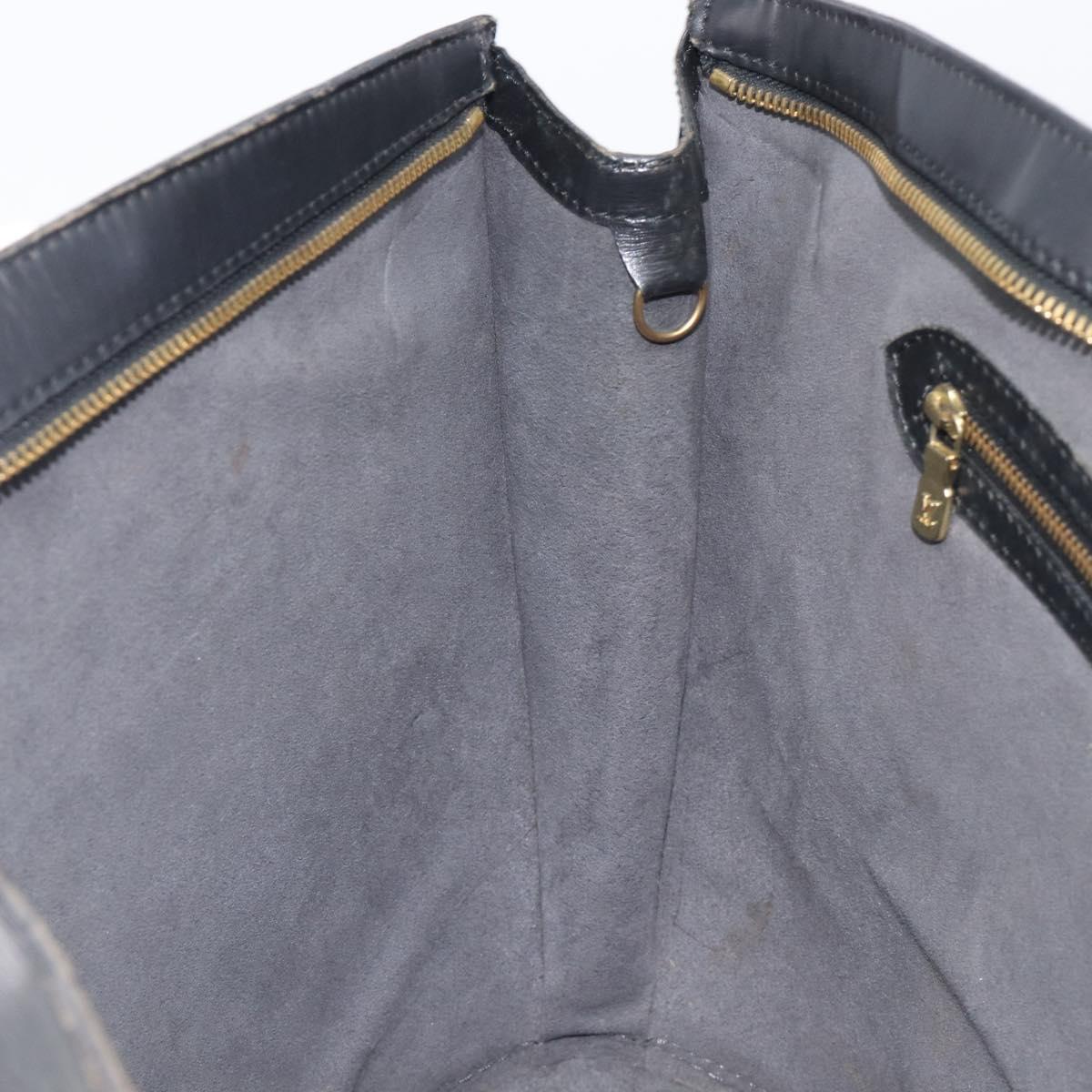 LOUIS VUITTON Epi Saint Jacques Shopping Bag Black M52272 LV Auth 211930
