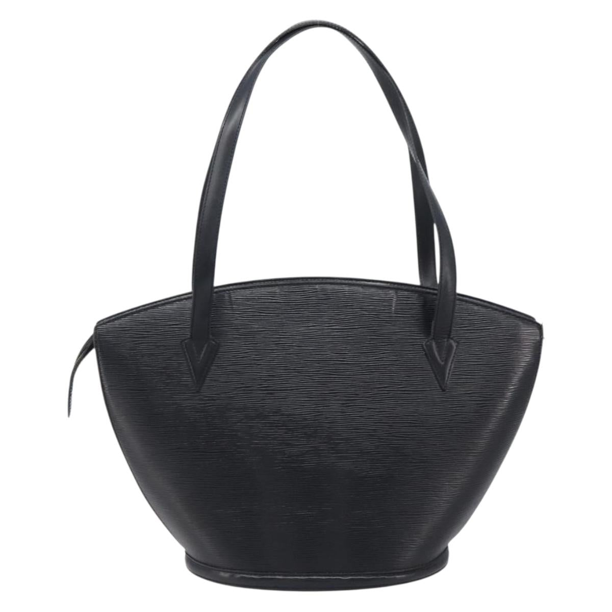 LOUIS VUITTON Epi Saint Jacques Shopping Bag Black M52272 LV Auth 211930