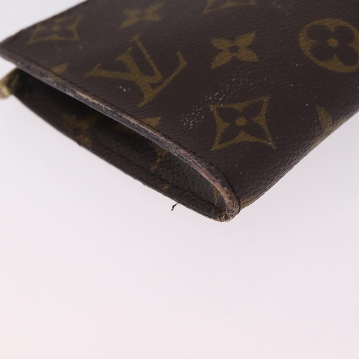 LOUIS VUITTON Monogram Bucket GM Accessory Pouch LV Auth 211932
