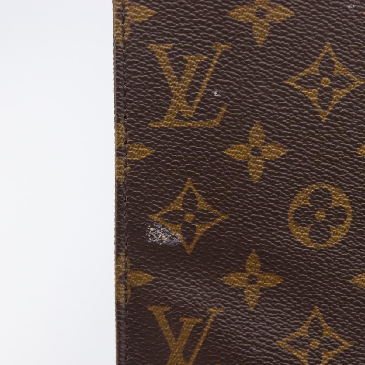 LOUIS VUITTON Monogram Sac Plat Hand Bag M51140 LV Auth 211933