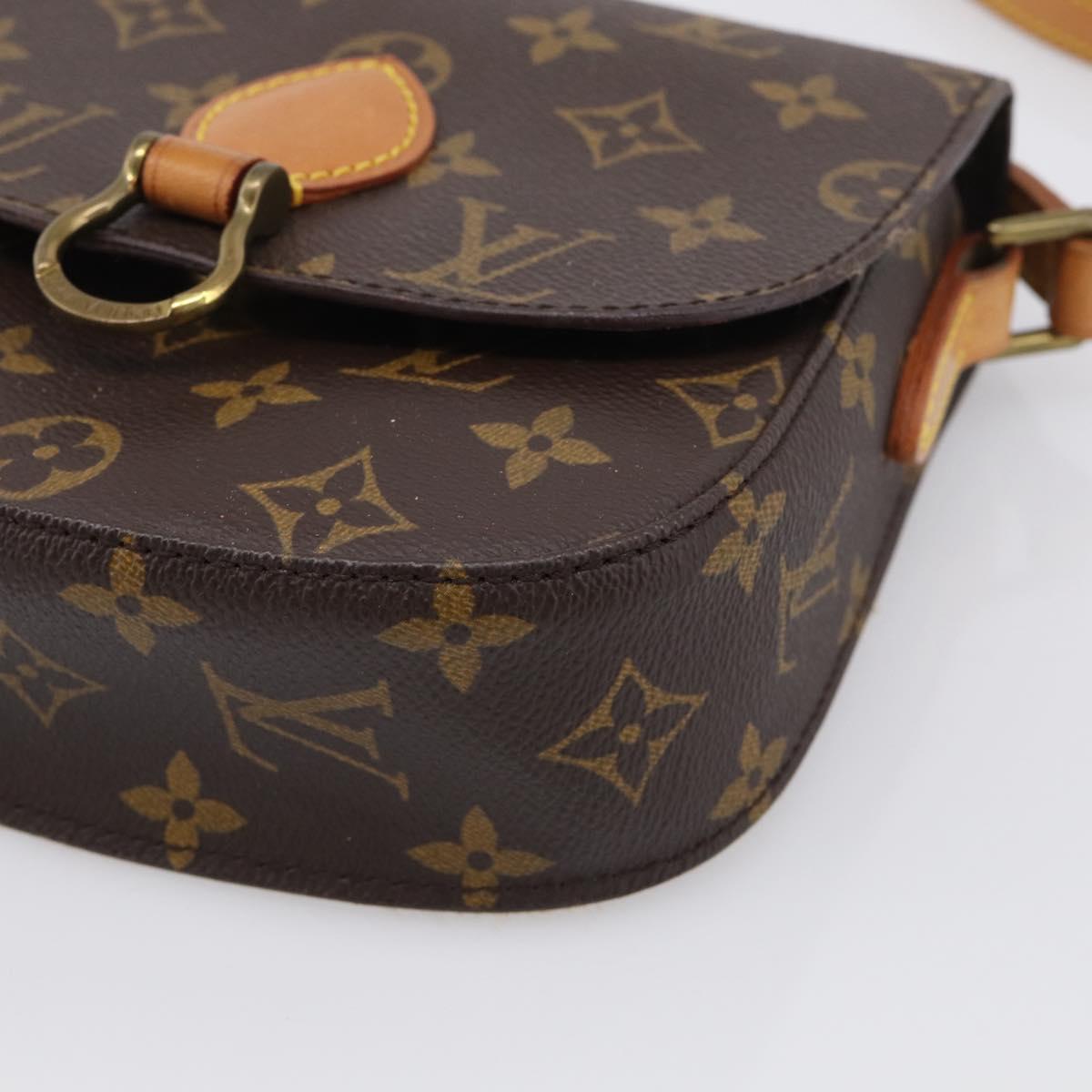 LOUIS VUITTON Monogram Saint Cloud PM Shoulder Bag M51244 LV Auth 211939