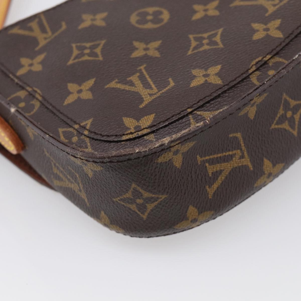 LOUIS VUITTON Monogram Saint Cloud PM Shoulder Bag M51244 LV Auth 211939