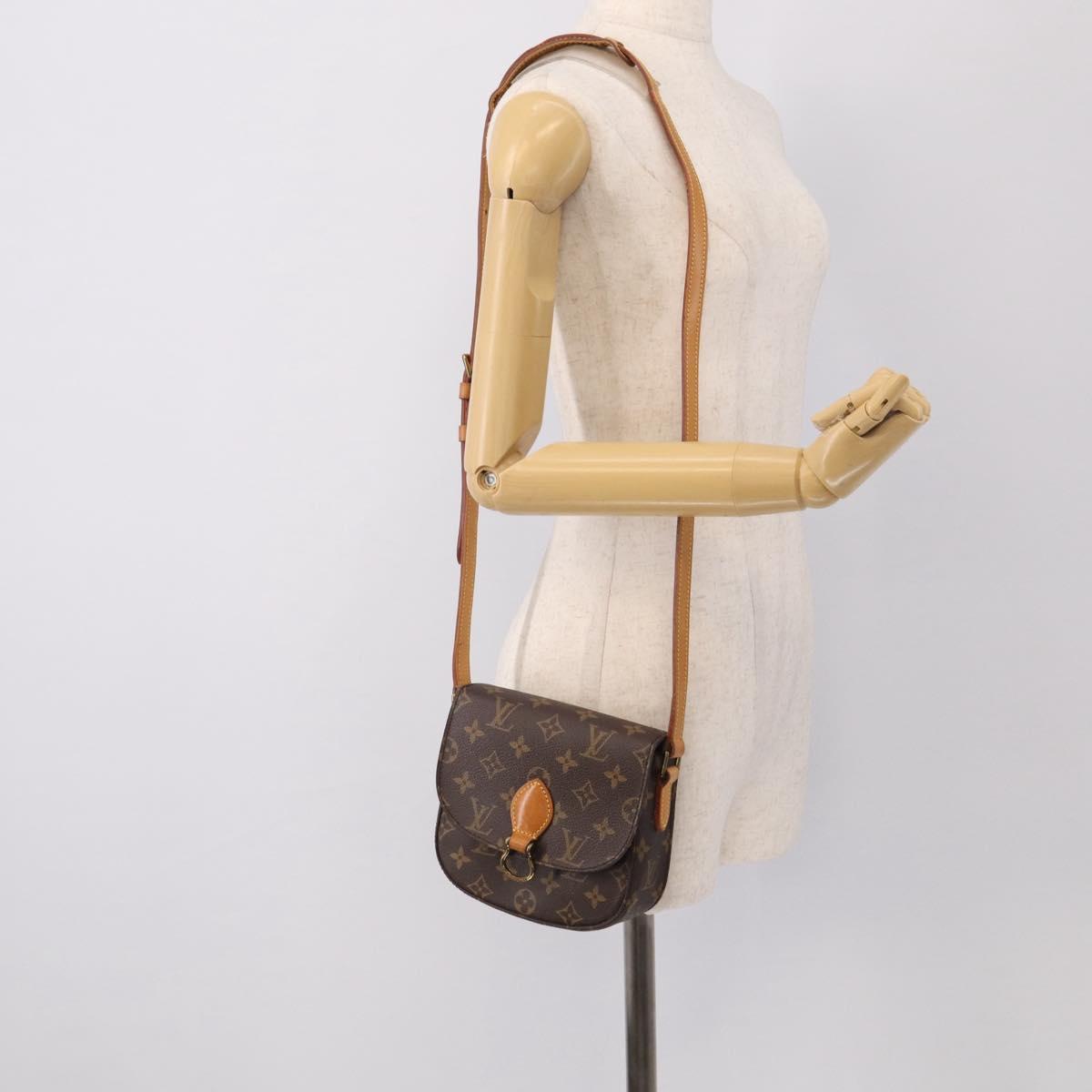 LOUIS VUITTON Monogram Saint Cloud PM Shoulder Bag M51244 LV Auth 211939
