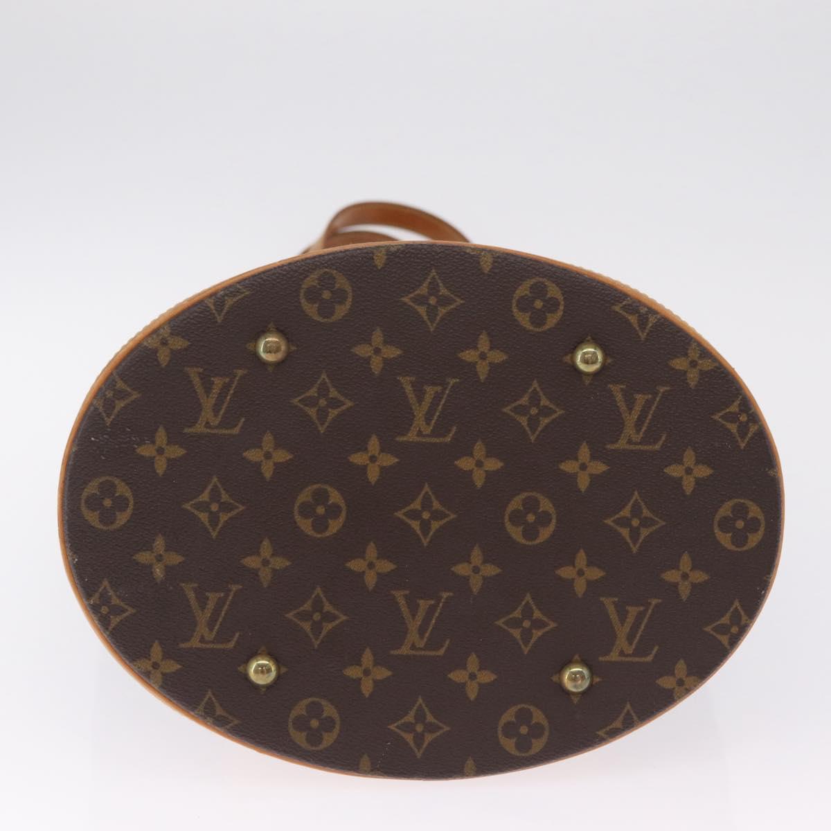 LOUIS VUITTON Monogram Bucket GM Shoulder Bag M42236 LV Auth 211958