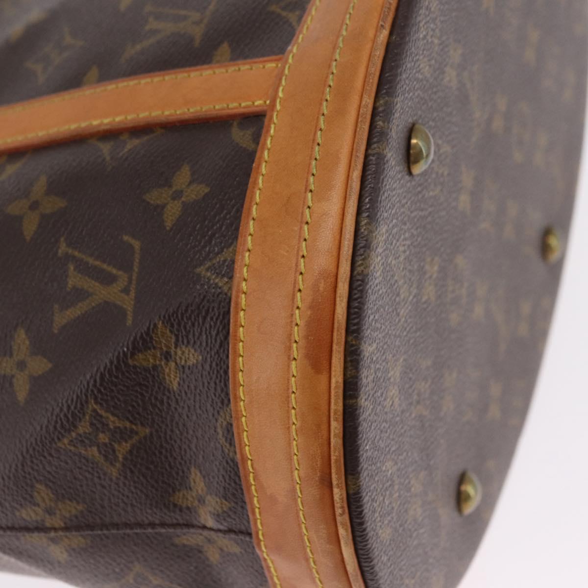 LOUIS VUITTON Monogram Bucket GM Shoulder Bag M42236 LV Auth 211958