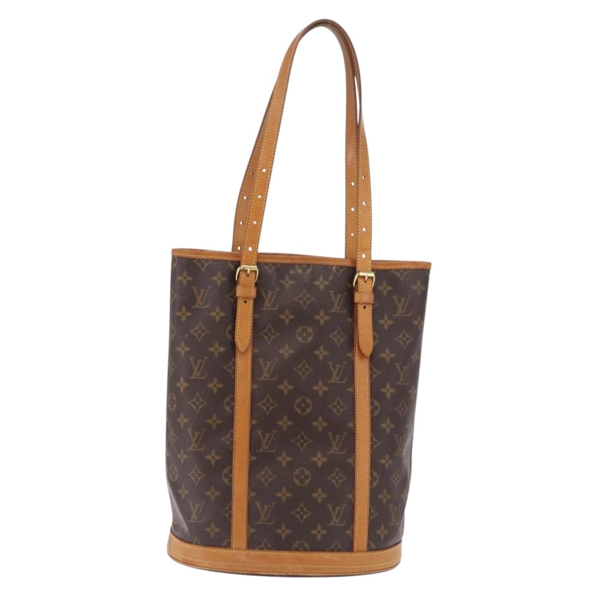 LOUIS VUITTON Monogram Bucket GM Shoulder Bag M42236 LV Auth 211958
