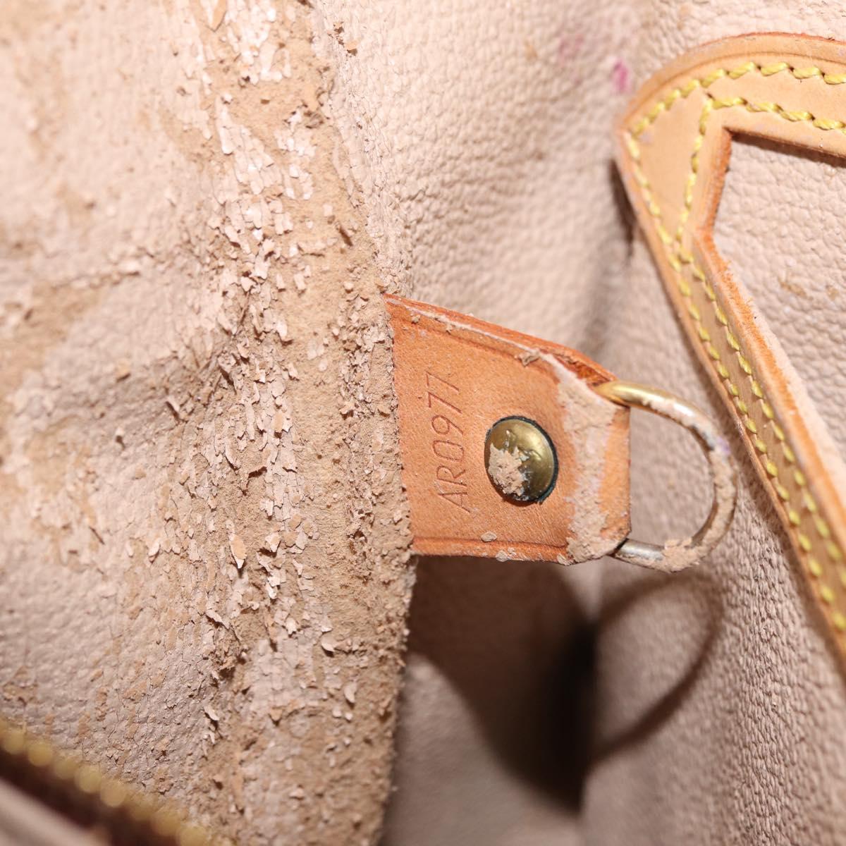 LOUIS VUITTON Monogram Bucket GM Shoulder Bag M42236 LV Auth 211958