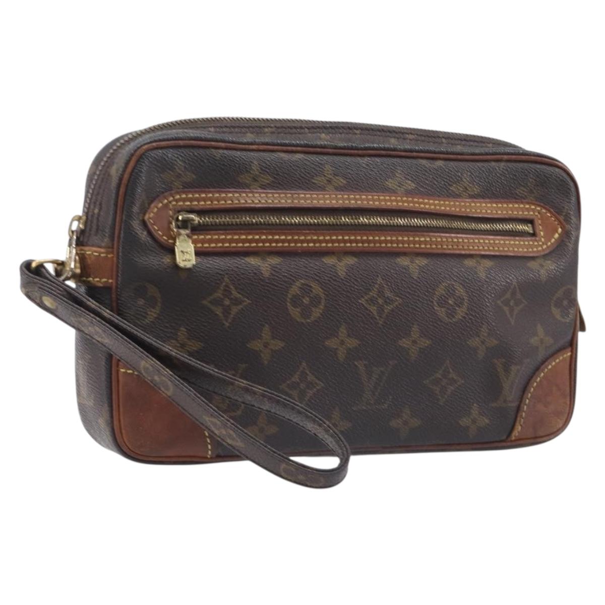 LOUIS VUITTON Monogram Marly Dragonne GM Clutch Bag M51825 LV Auth 211960