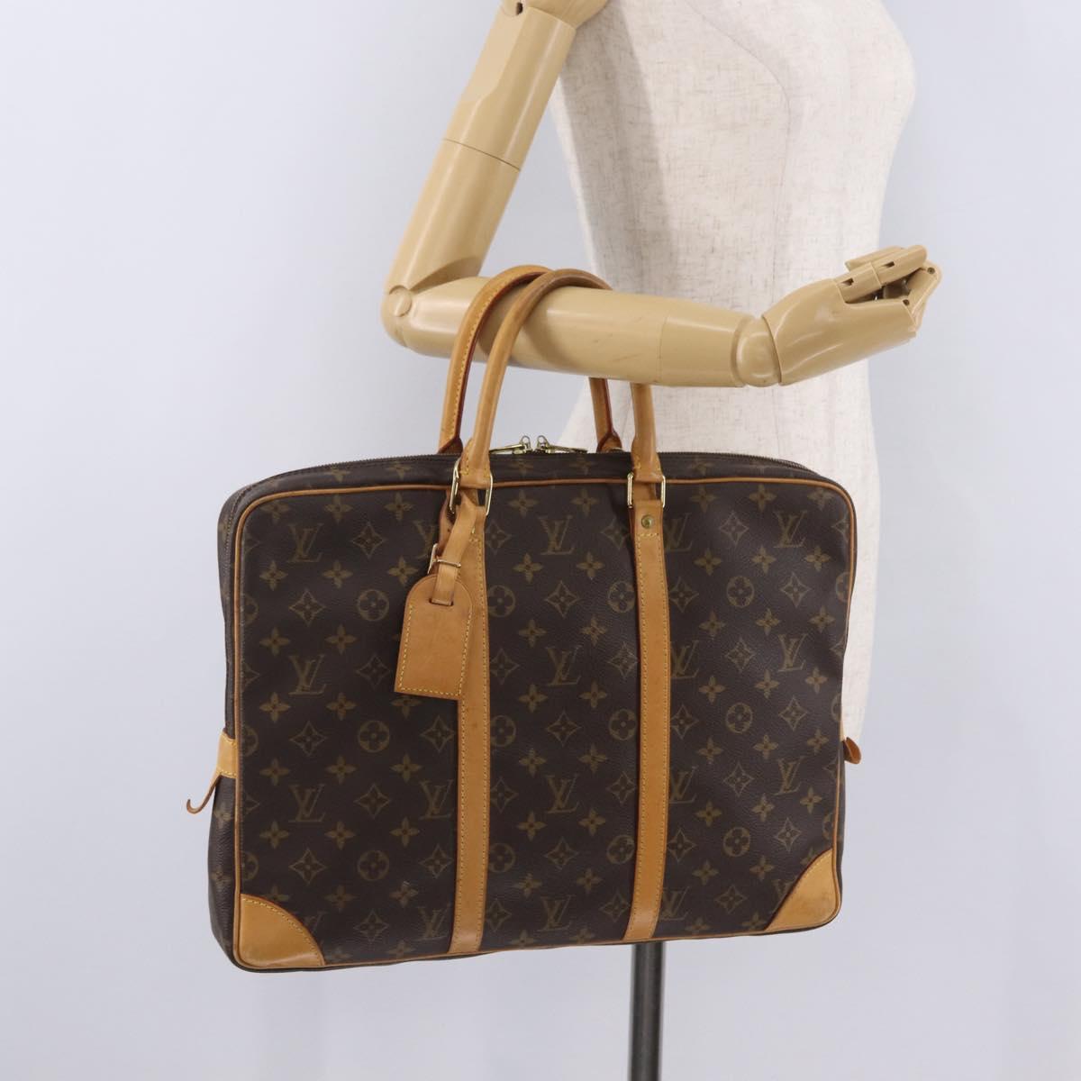 LOUIS VUITTON Monogram Porte Documents Voyage Business Bag M53361 LV Auth 211964