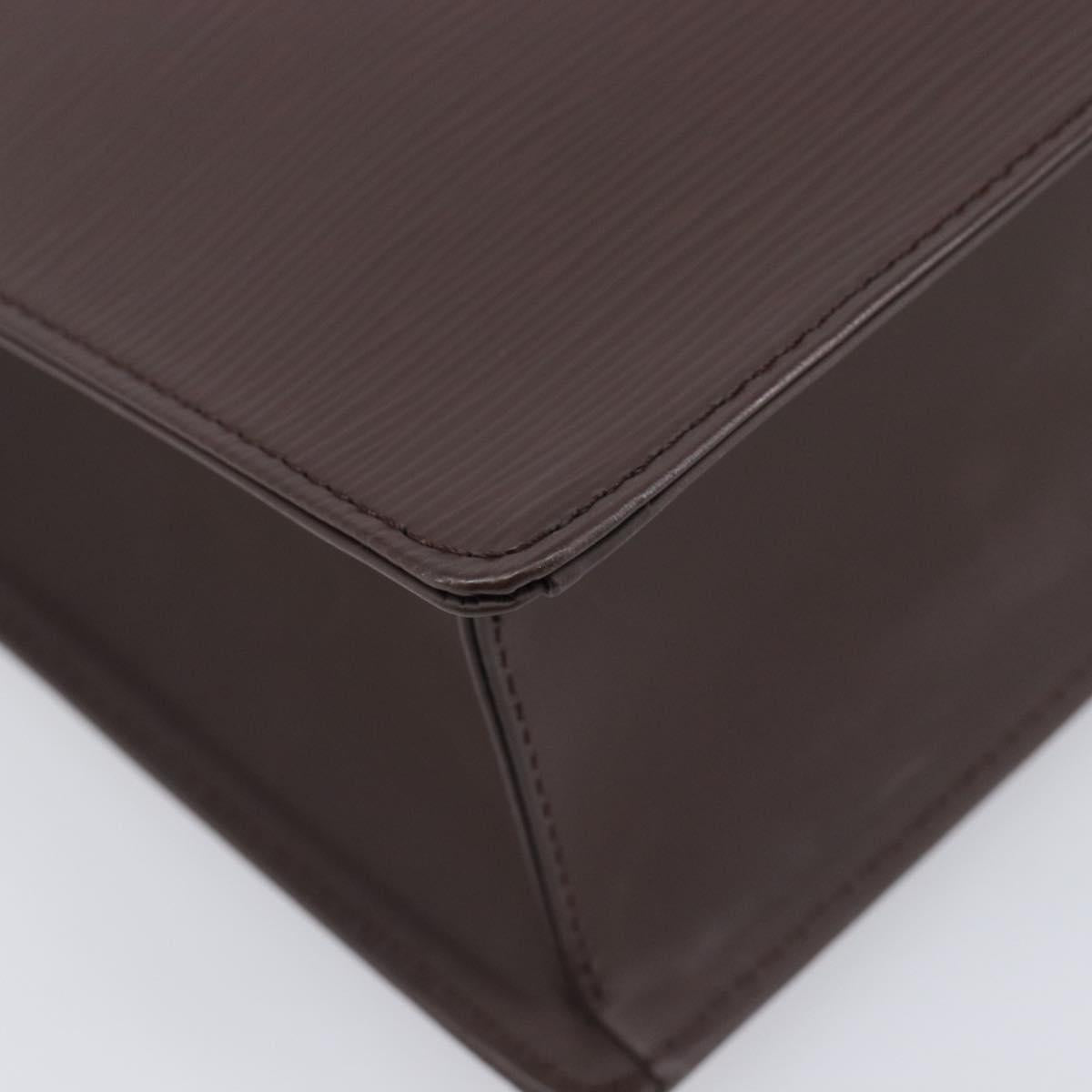 LOUIS VUITTON Epi Sac Plat PM Hand Bag Mocha M5908D LV Auth 211976V