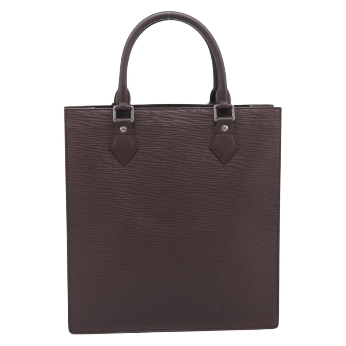LOUIS VUITTON Epi Sac Plat PM Hand Bag Mocha M5908D LV Auth 211976V