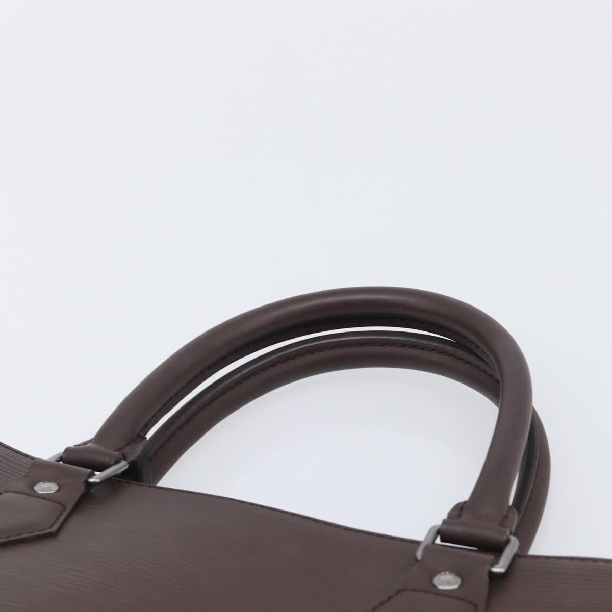 LOUIS VUITTON Epi Sac Plat PM Hand Bag Mocha M5908D LV Auth 211976V