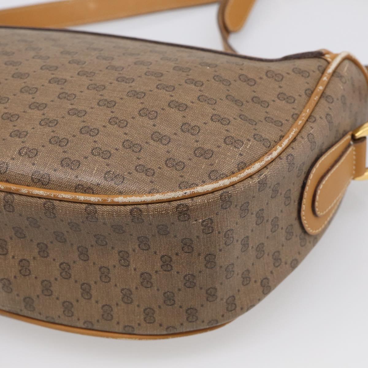 GUCCI Micro GG Supreme Web Sherry Line Bag PVC Beige 001 123 0918 Auth 211984