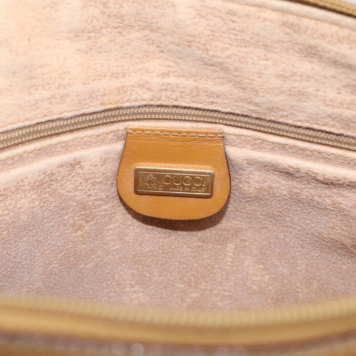 GUCCI Micro GG Supreme Web Sherry Line Bag PVC Beige 001 123 0918 Auth 211984