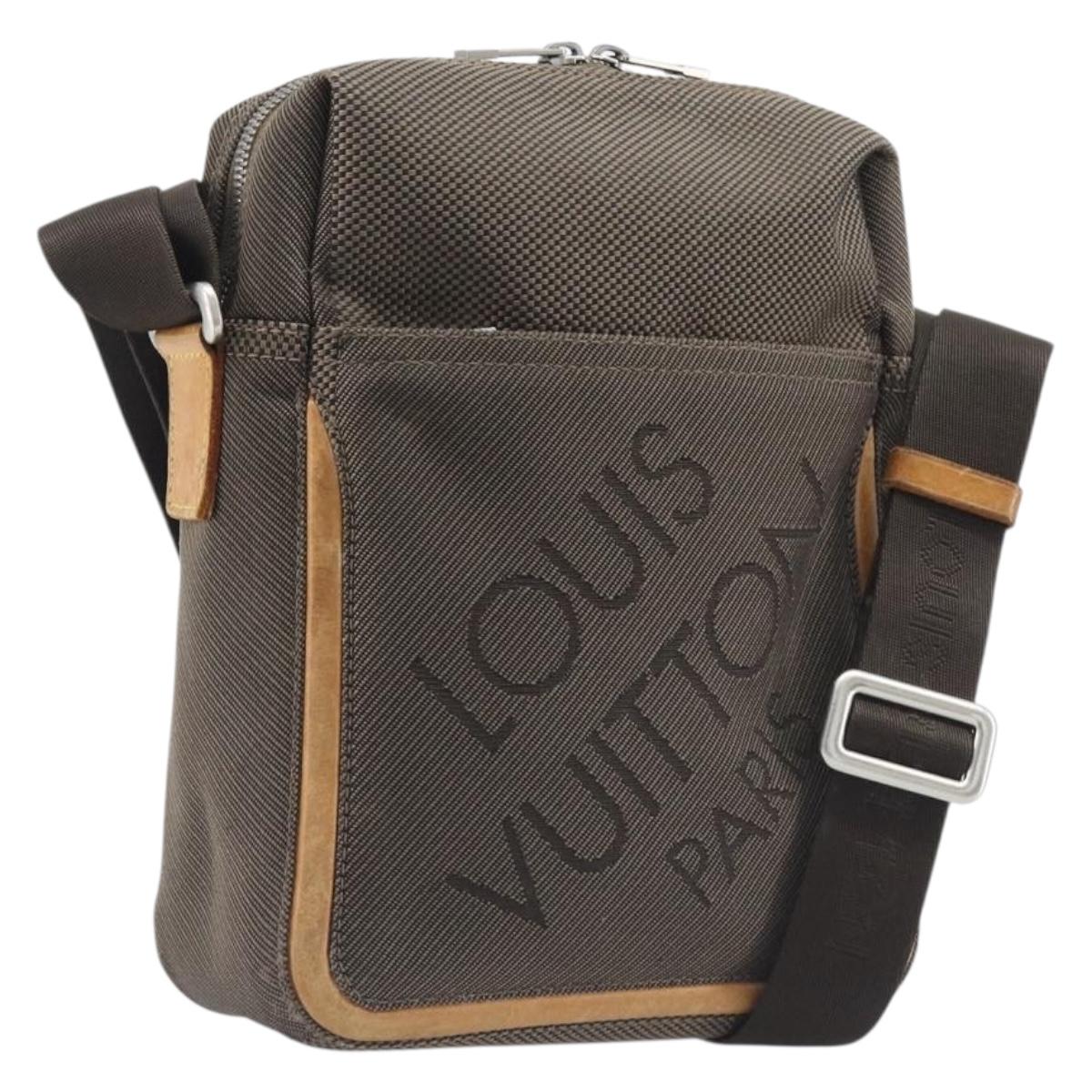 LOUIS VUITTON Damier Geant Sitadan MM Shoulder Bag Brown M93040 LV Auth 211987