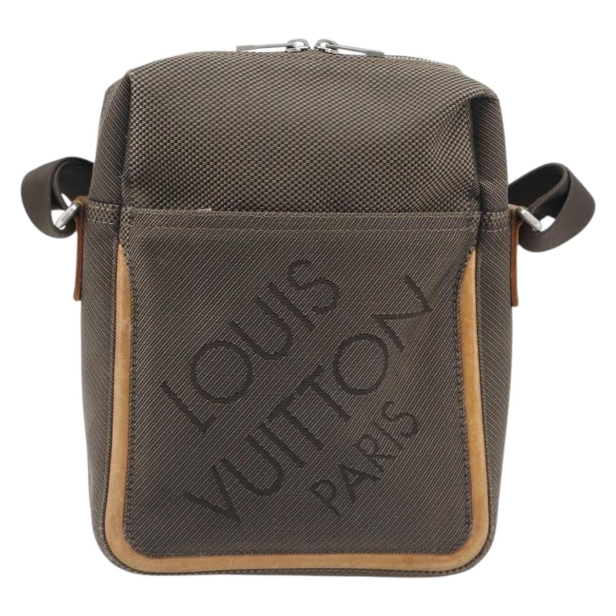 LOUIS VUITTON Damier Geant Sitadan MM Shoulder Bag Brown M93040 LV Auth 211987