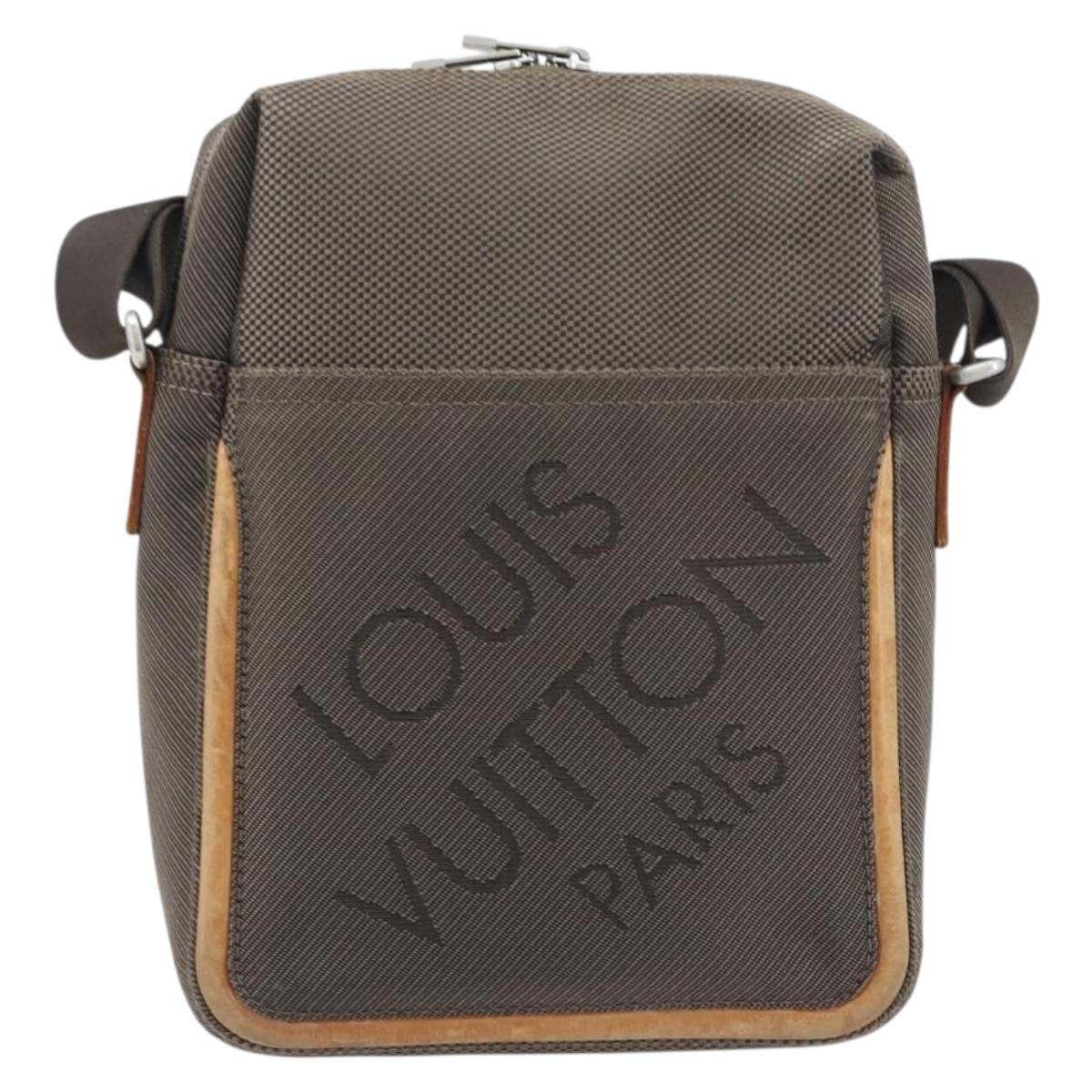 LOUIS VUITTON Damier Geant Sitadan MM Shoulder Bag Brown M93040 LV Auth 211987