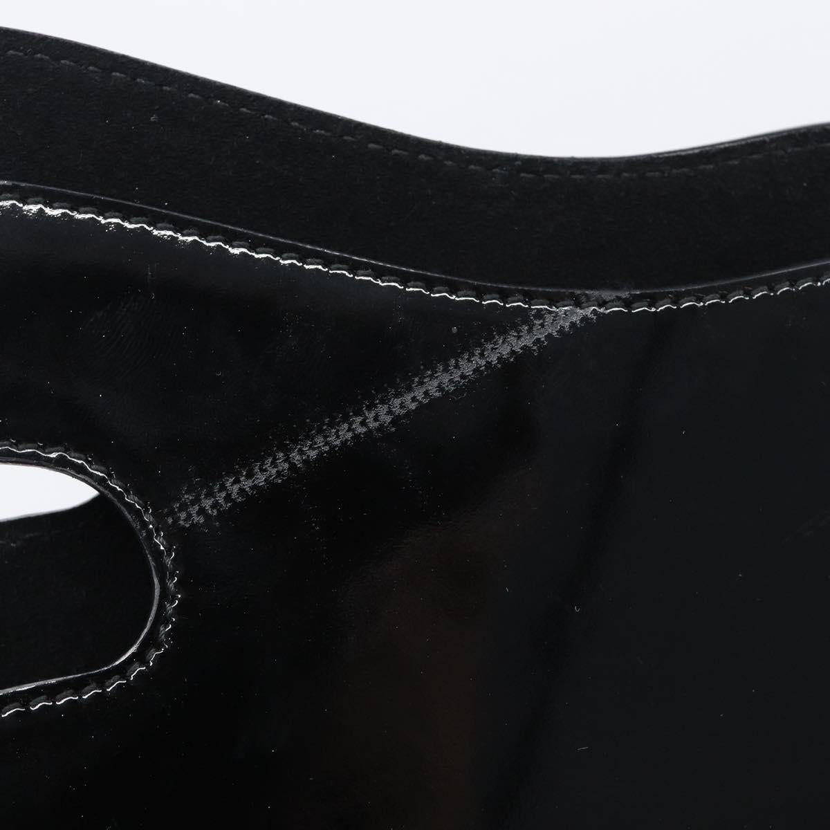 GUCCI Hand Bag Suede Outlet Black 002 8000 Auth 212002
