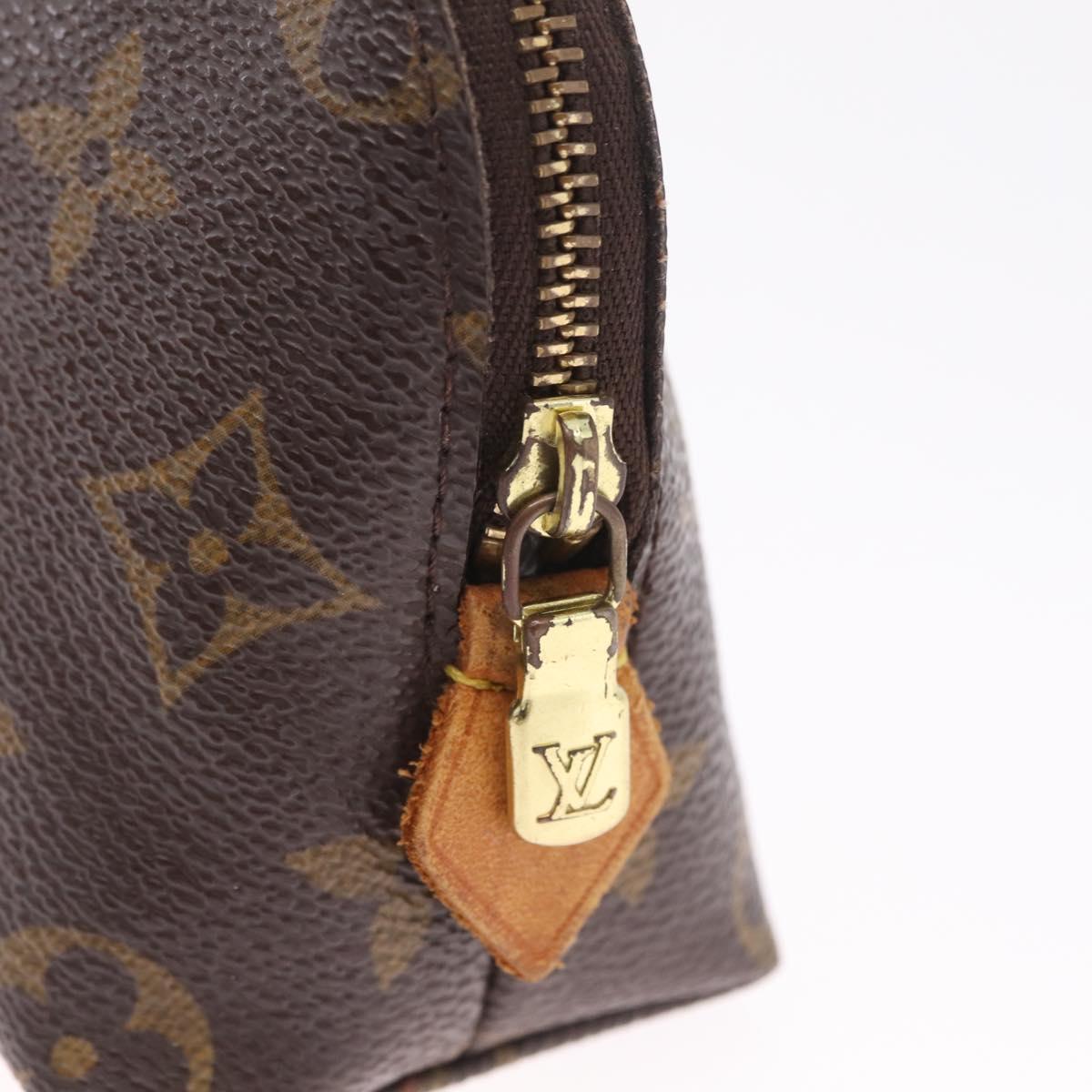 LOUIS VUITTON Monogram Pochette Cosmetic PM Pouch M43998 LV Auth 212008A
