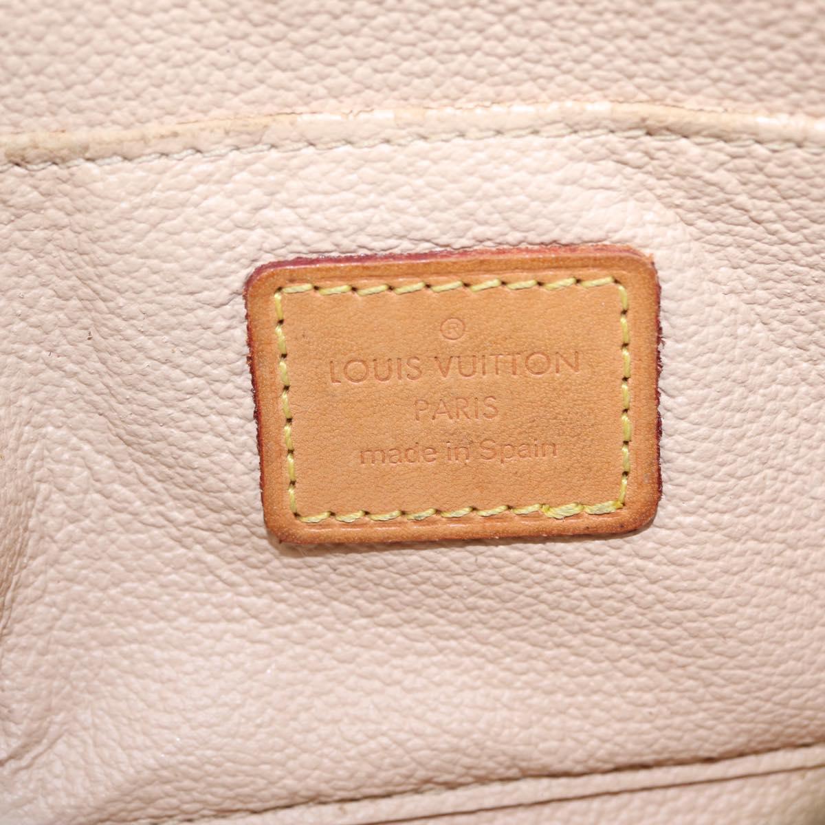 LOUIS VUITTON Monogram Pochette Cosmetic PM Pouch M43998 LV Auth 212008A