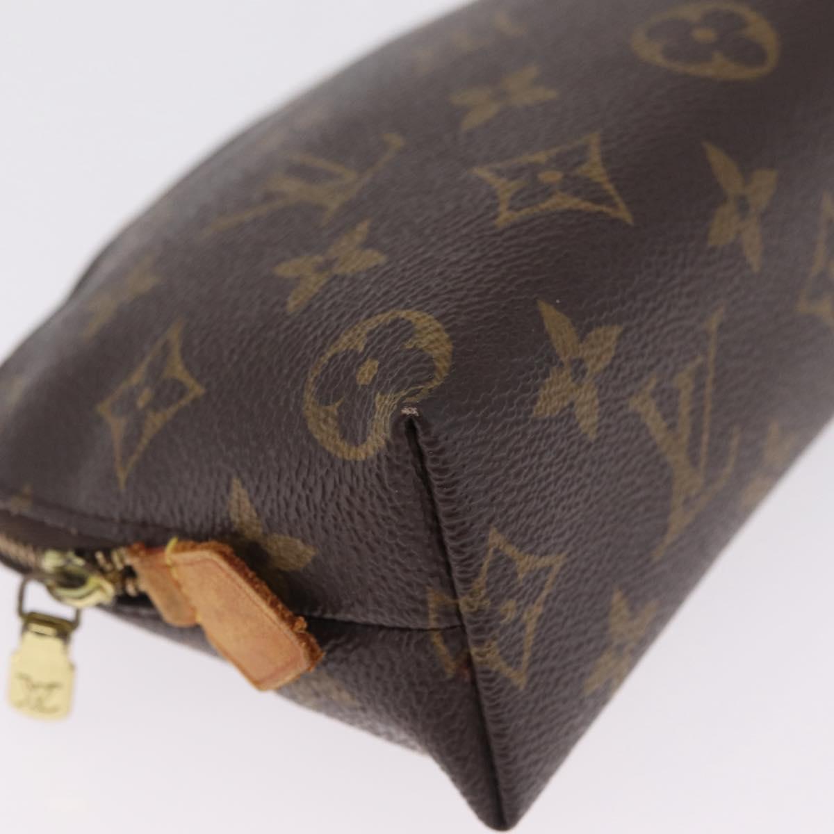 LOUIS VUITTON Monogram Pochette Cosmetic PM Pouch M43998 LV Auth 212008A