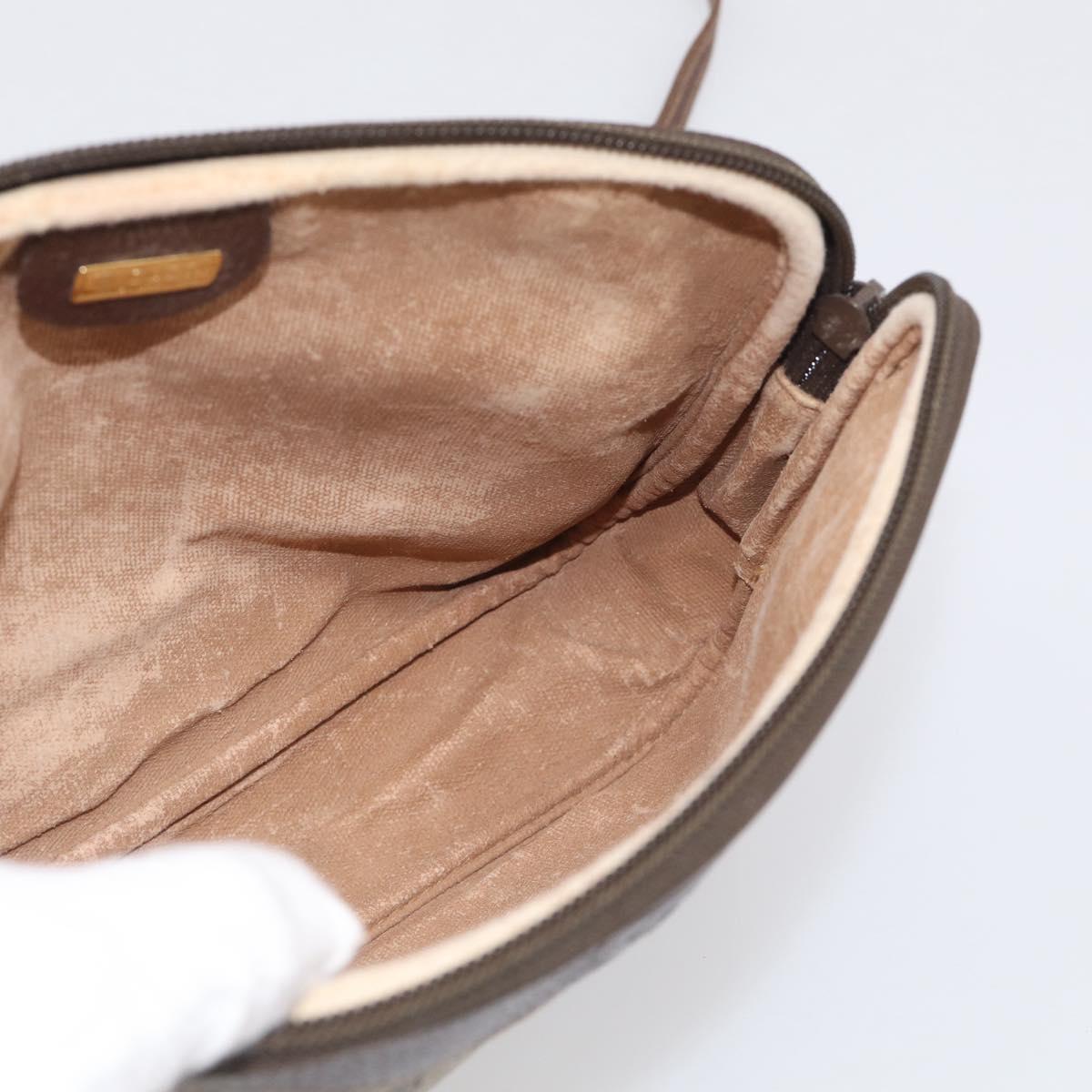 GUCCI GG Supreme Shoulder Bag PVC Beige Gold 007 115 6428 Auth 212018