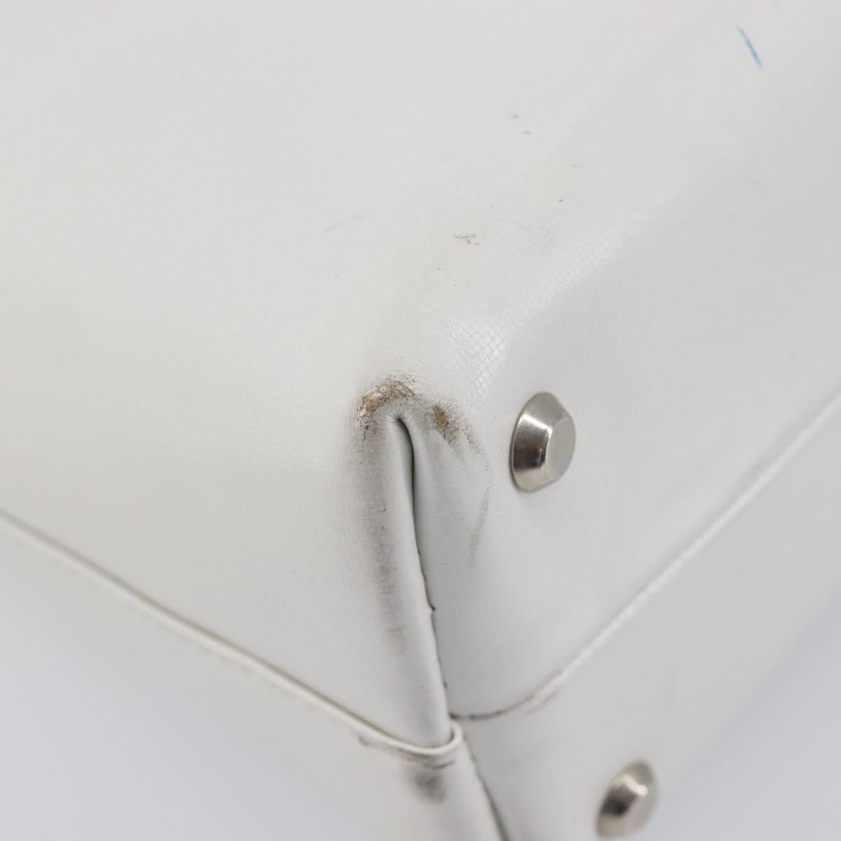 GIVENCHY Shoulder Bag Leather White Auth 212025