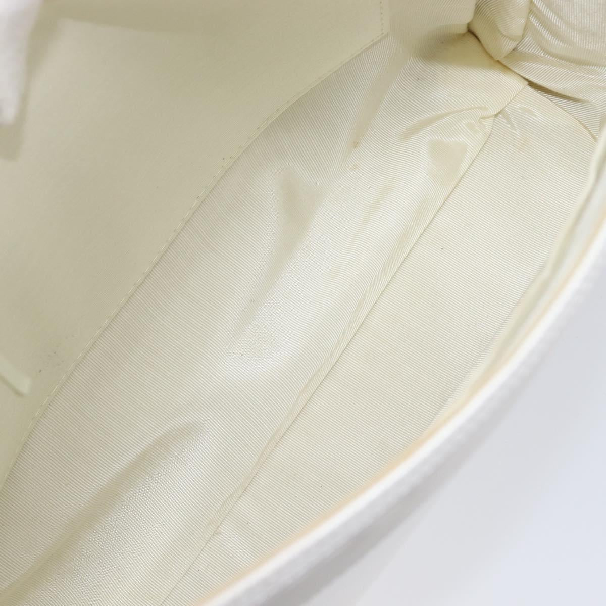 GIVENCHY Shoulder Bag Leather White Auth 212025