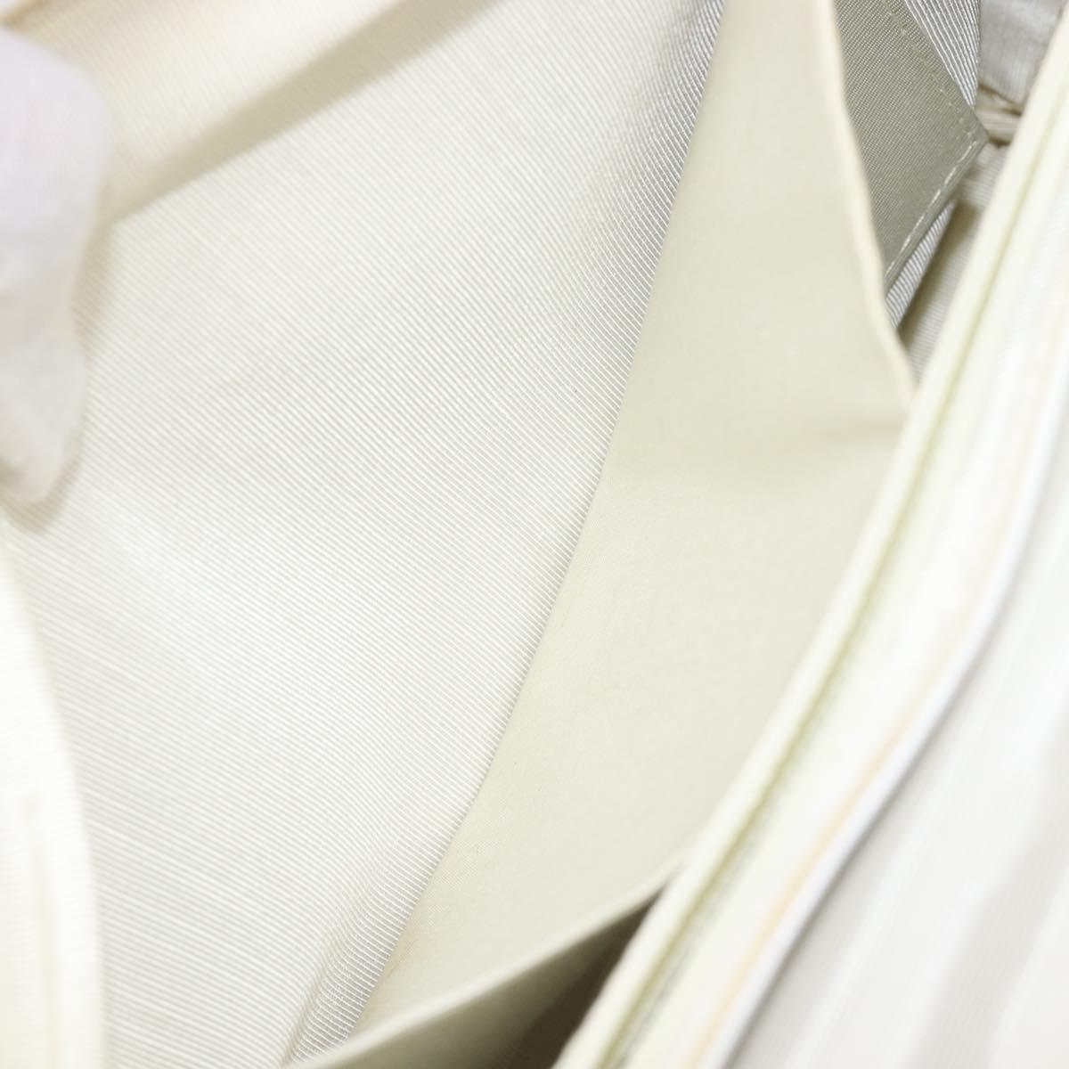 GIVENCHY Shoulder Bag Leather White Auth 212025