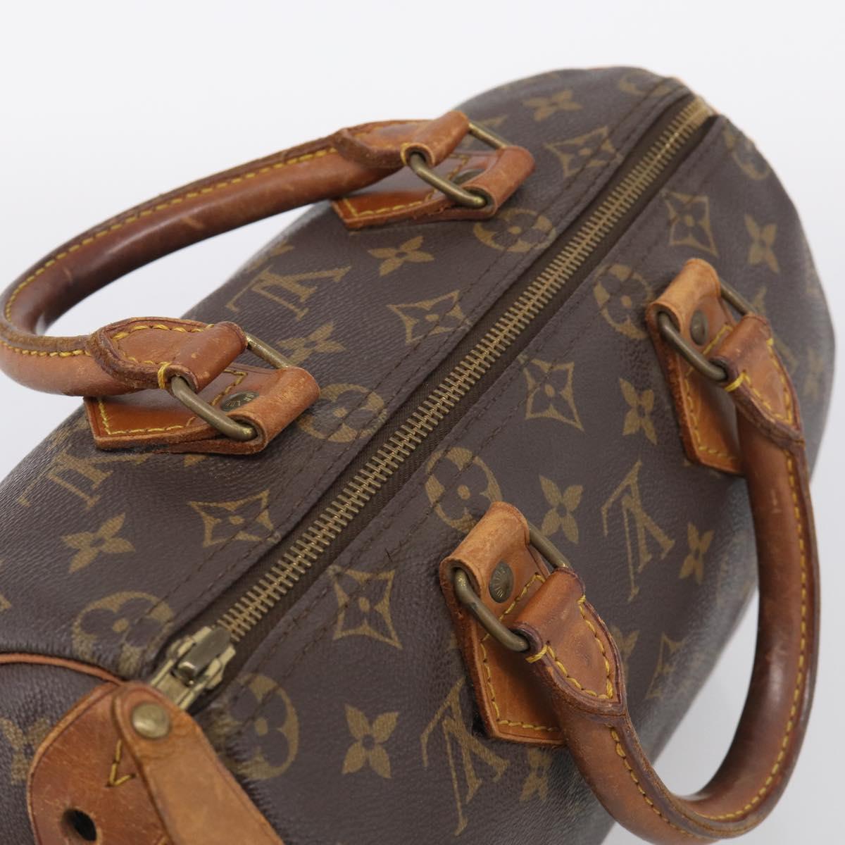 LOUIS VUITTON Monogram Speedy 25 Hand Bag M41528 LV Auth 212033
