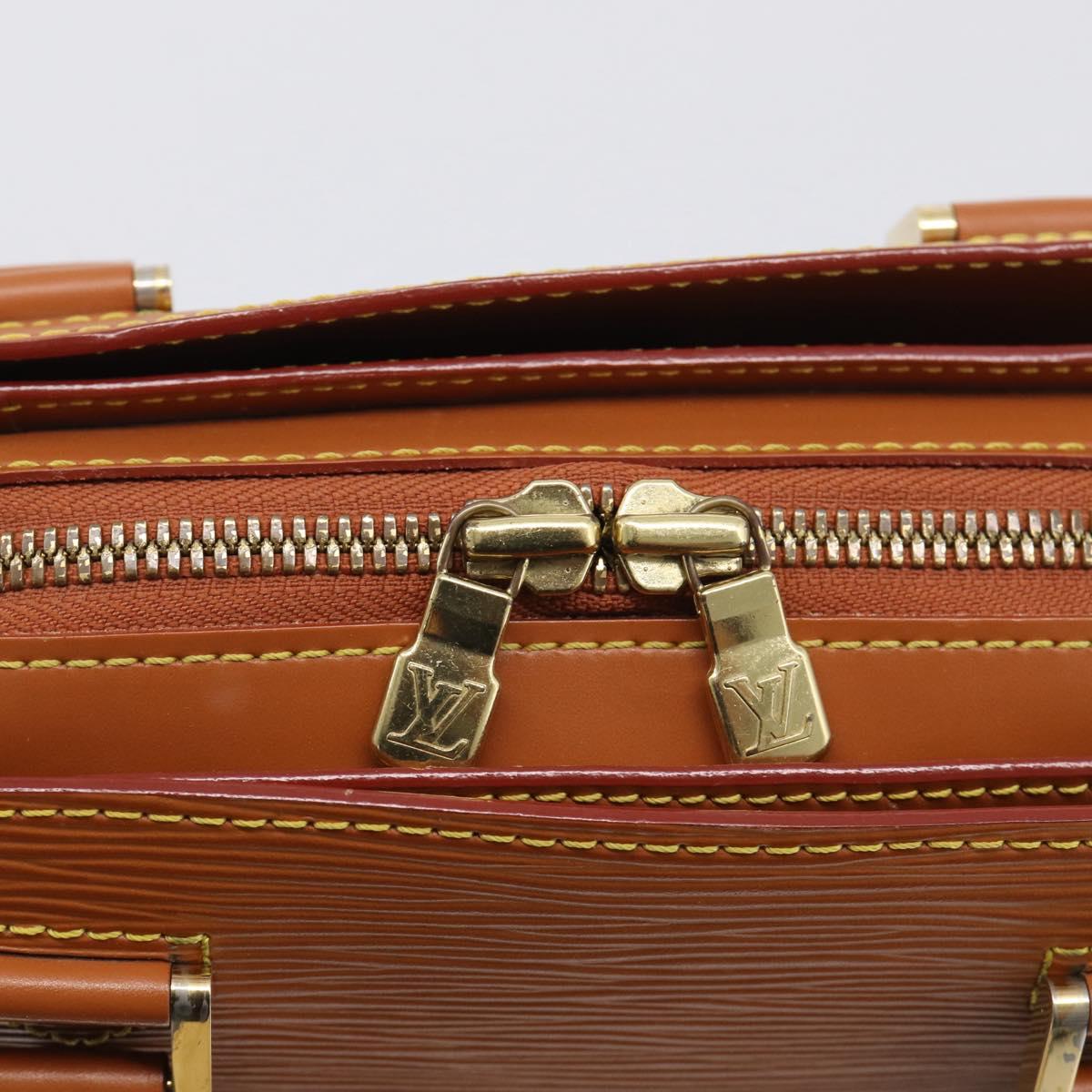 LOUIS VUITTON Epi Pont Neuf Hand Bag Zipangu Gold M52058 LV Auth 212035V