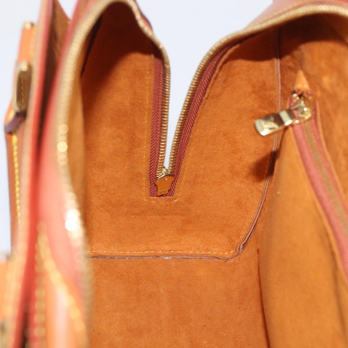 LOUIS VUITTON Epi Pont Neuf Hand Bag Zipangu Gold M52058 LV Auth 212035V