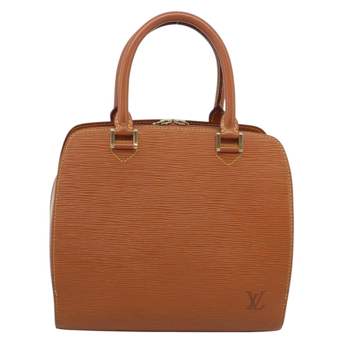 LOUIS VUITTON Epi Pont Neuf Hand Bag Zipangu Gold M52058 LV Auth 212035V