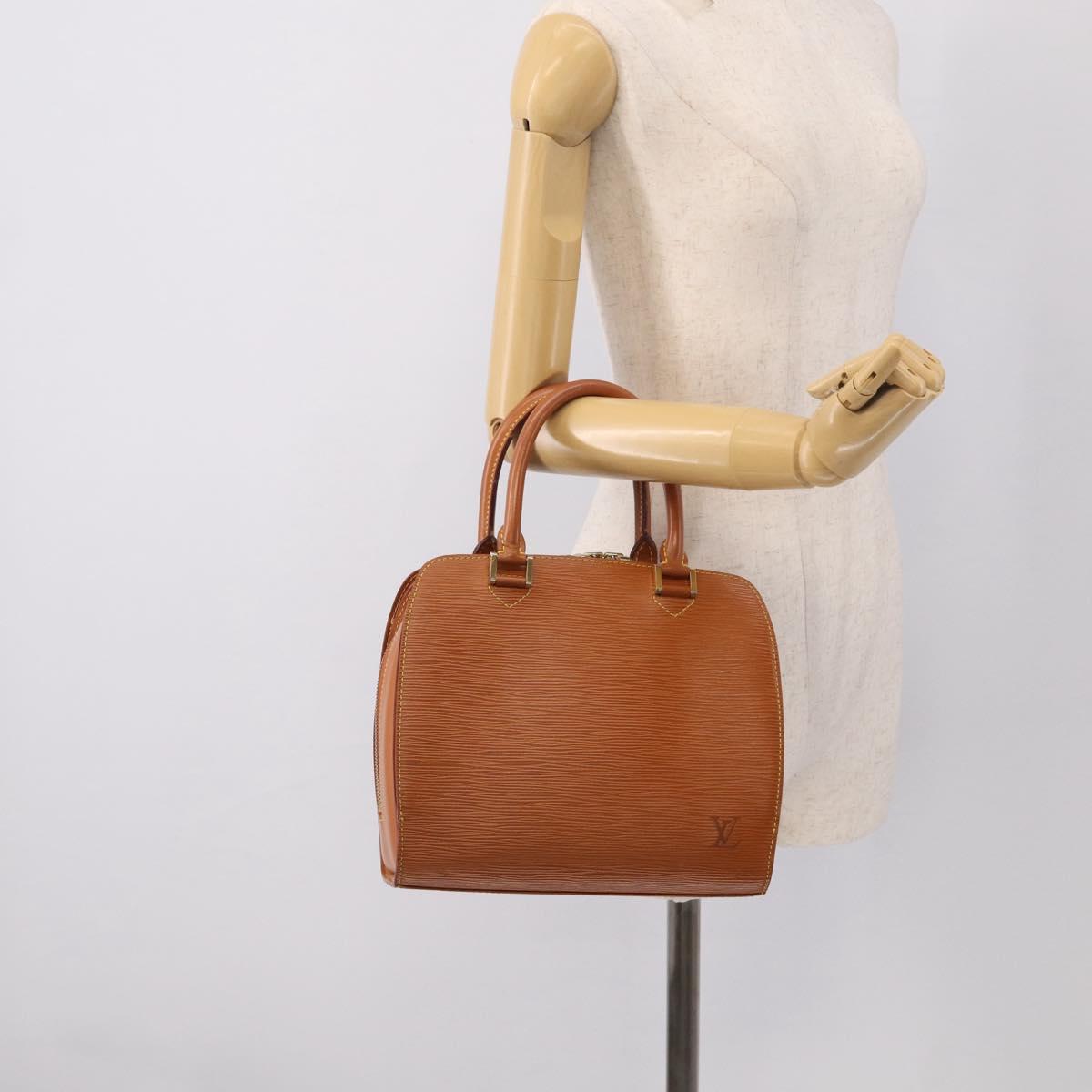 LOUIS VUITTON Epi Pont Neuf Hand Bag Zipangu Gold M52058 LV Auth 212035V