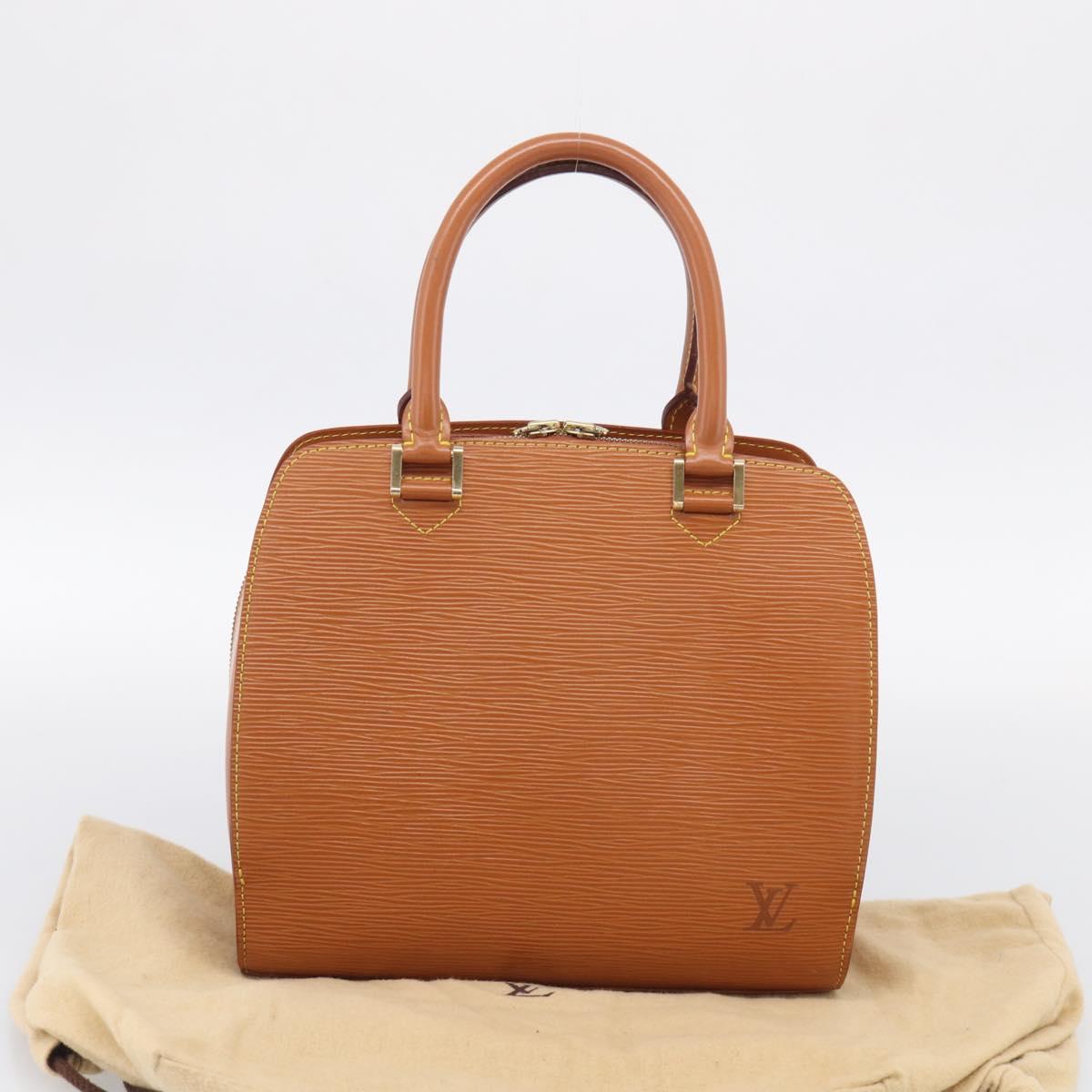 LOUIS VUITTON Epi Pont Neuf Hand Bag Zipangu Gold M52058 LV Auth 212035V
